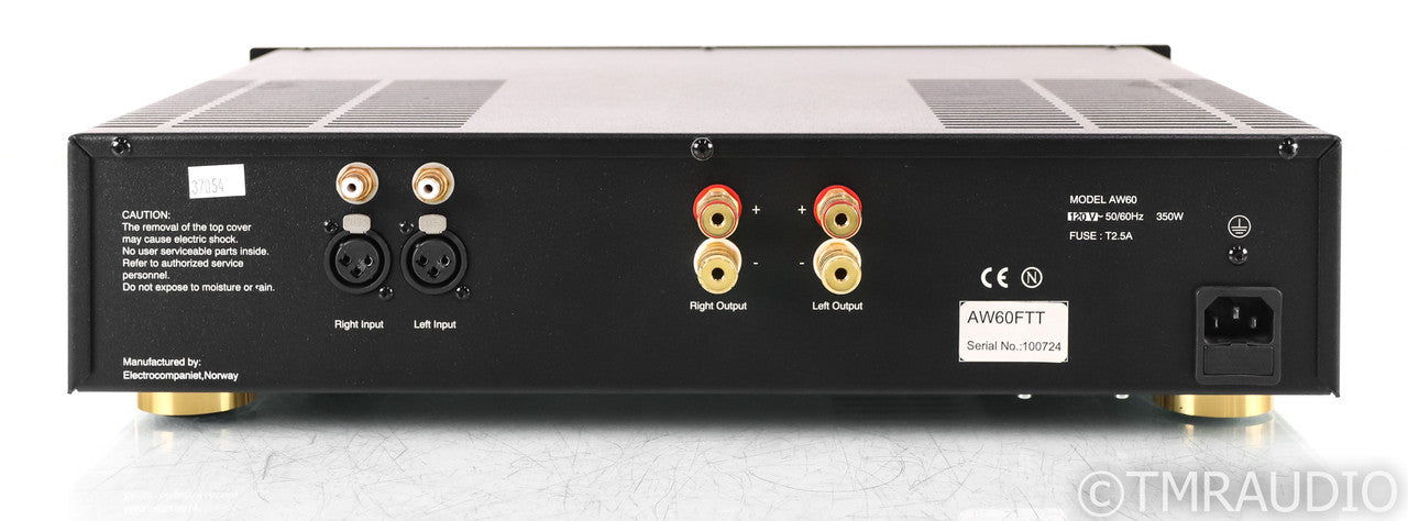 Electrocompaniet AW60FTT Stereo Power Amplifier; AW60-FTT