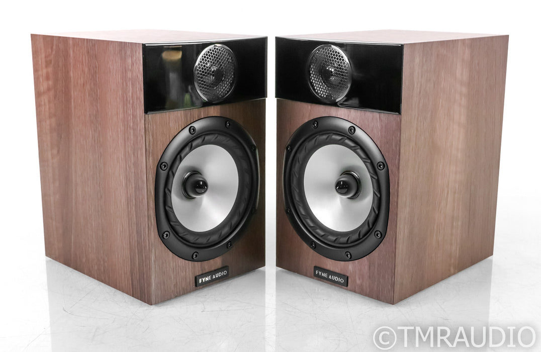 Fyne Audio F300 Bookshelf Speakers; F-300; Walnut Pair