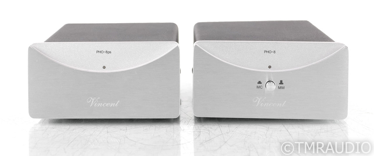 Vincent Audio PHO-8 MM / MC Phono Preamplifier; Pho8; Silver