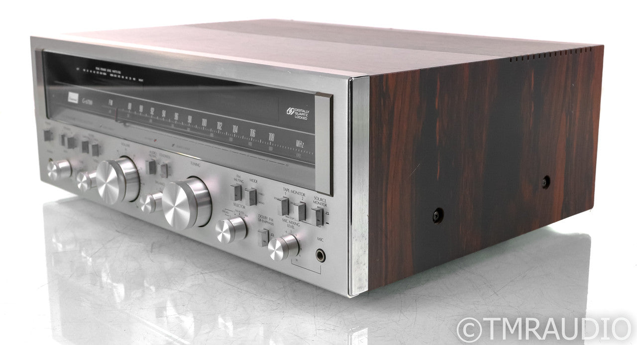 Sansui G-6700 Vintage Stereo Receiver; G6700; Silver and Walnut