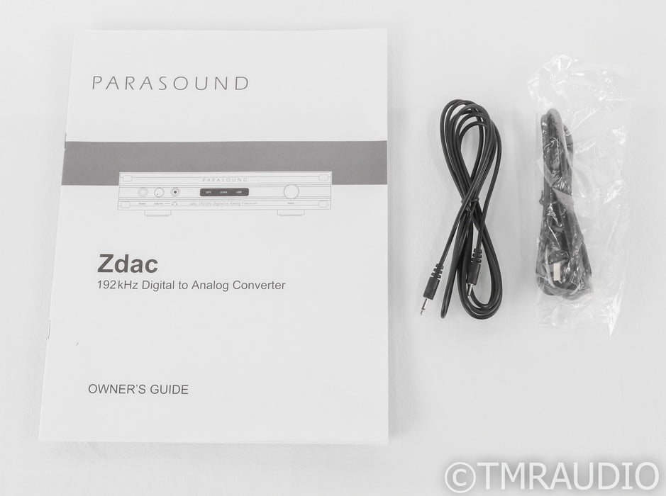 Parasound Zdac DAC; D/A Converter; Black