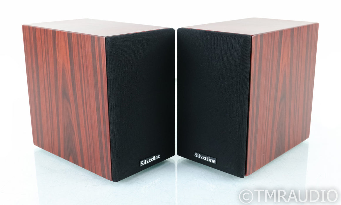 Silverline Minuet Supreme Plus Bookshelf Speakers; Real Rosewood Pair