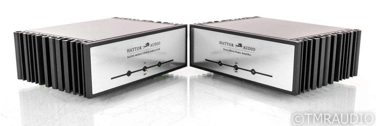 Hattor Audio NC500MP Mono Power Amplifier; Black & Silver Pair; NCore 500-MP