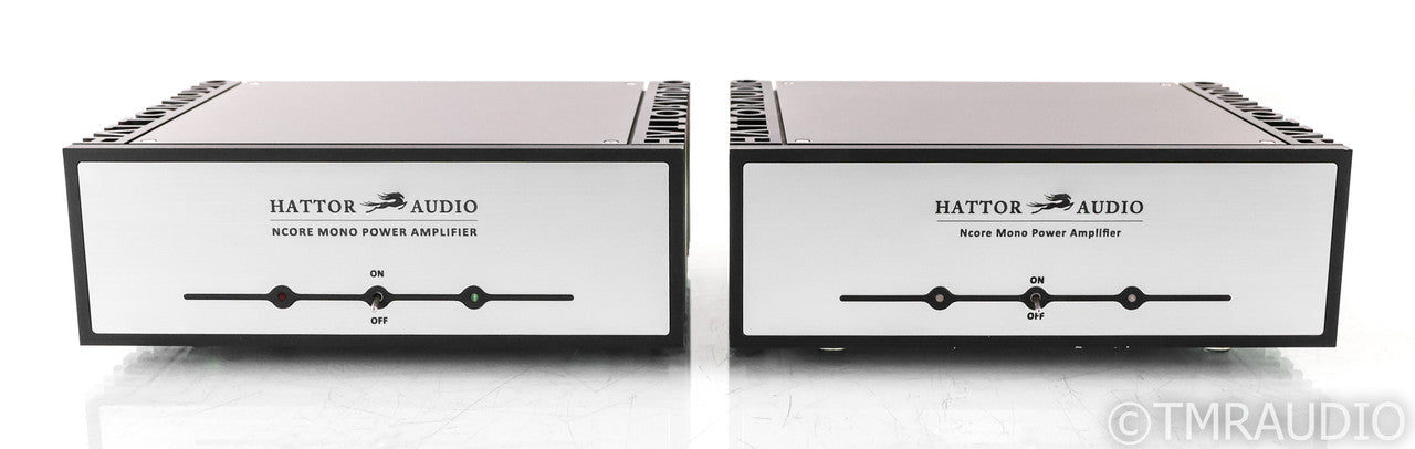 Hattor Audio NC500MP Mono Power Amplifier; Black & Silver Pair; NCore 500-MP