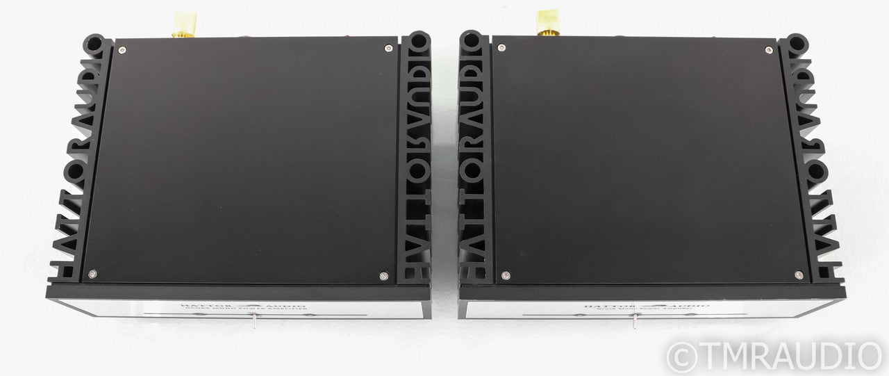 Hattor Audio NC500MP Mono Power Amplifier; Black & Silver Pair; NCore 500-MP