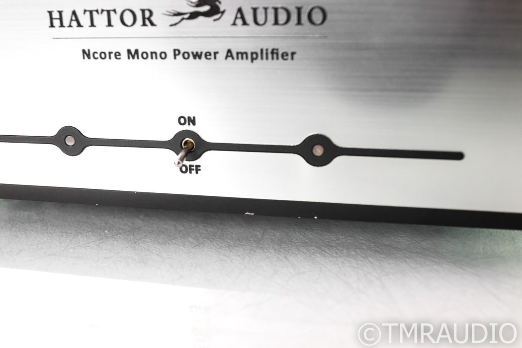 Hattor Audio NC500MP Mono Power Amplifier; Black & Silver Pair; NCore 500-MP