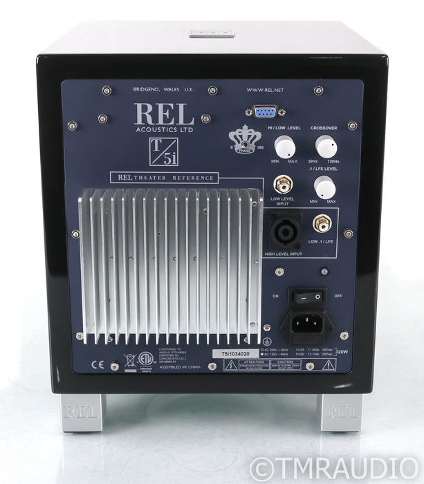 REL T/5i 8" Powered Subwoofer; T5I; Black