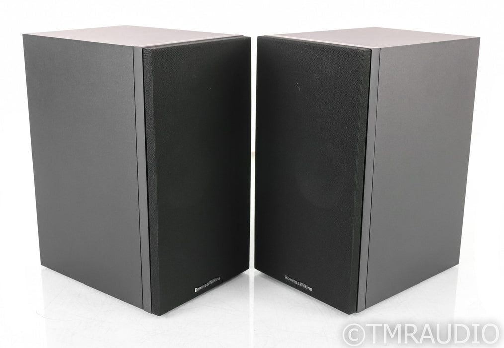 B&W 607 S2 Anniversary Edition Bookshelf Speakers; Black Pair; Mint