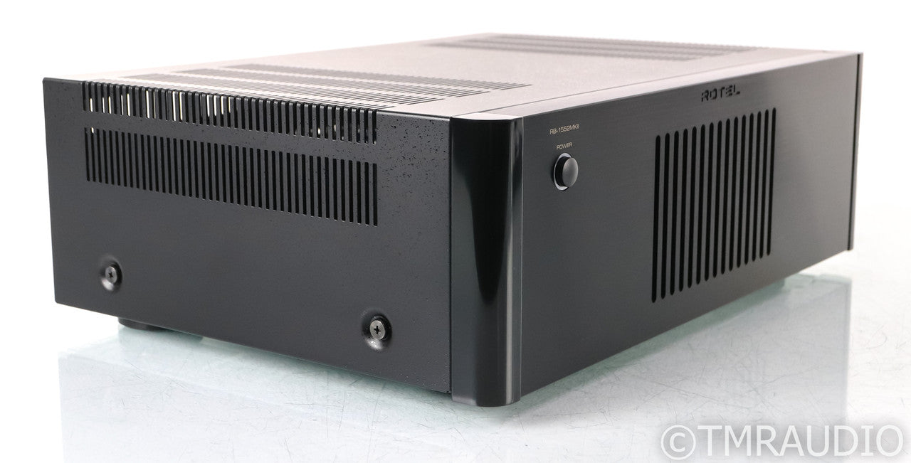 Rotel RB-1552MKII Stereo Power Amplifier; RB1552 MK2; Black