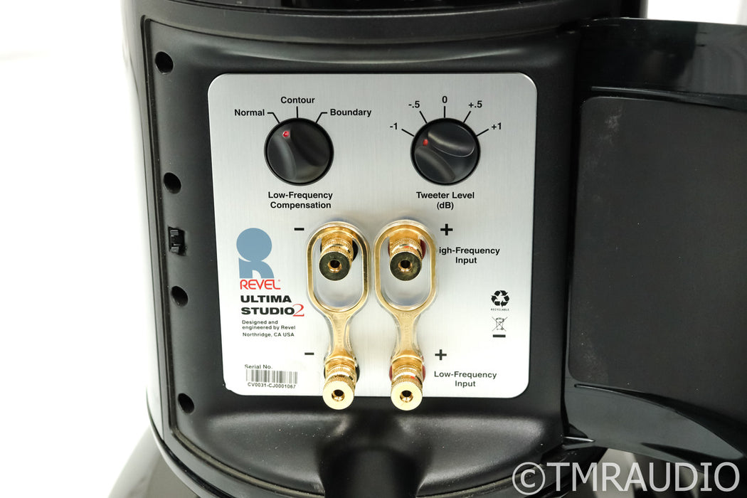 Revel Ultima Studio 2 Floorstanding Speakers; Piano Black Pair; Piano Black Pair