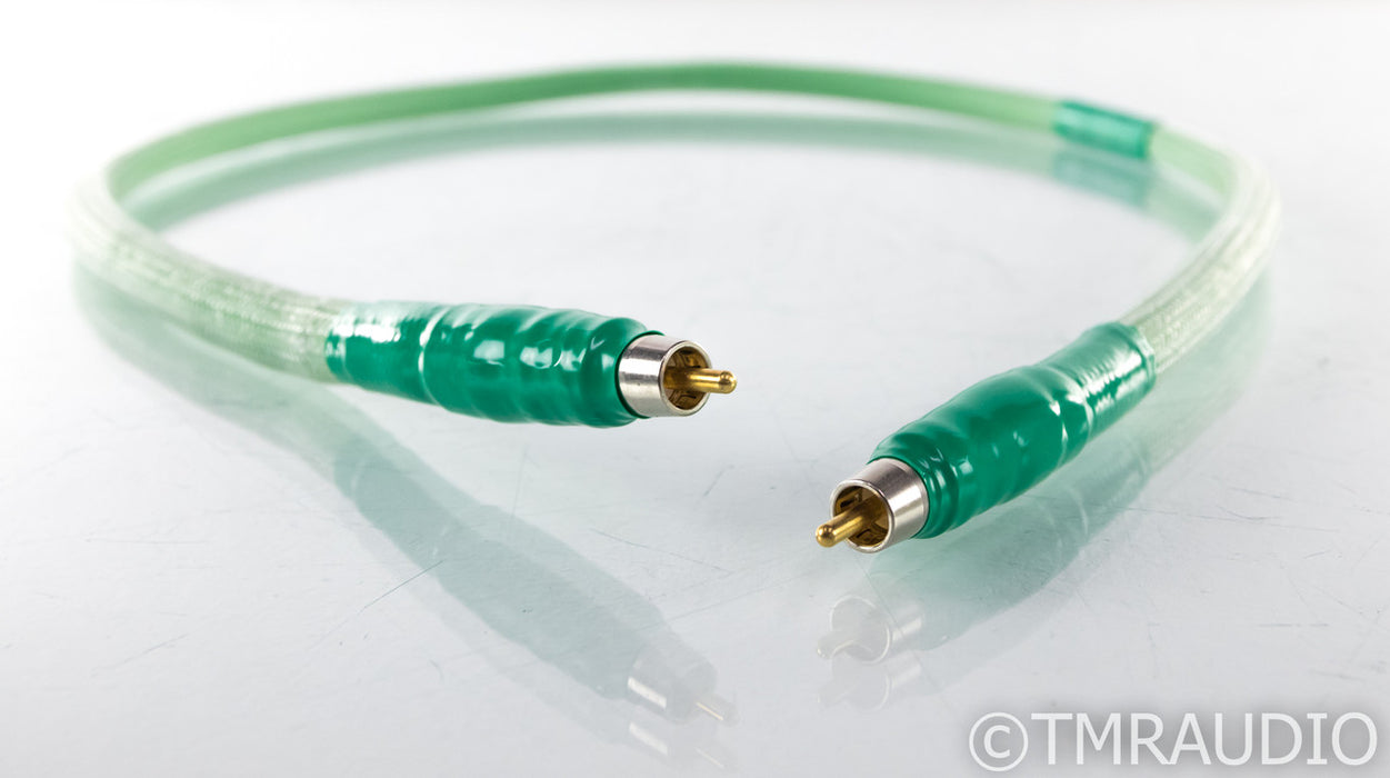 Creative Cable Concepts Green Hornet RCA Digital Coaxial Cable; Single 1m Interconnect