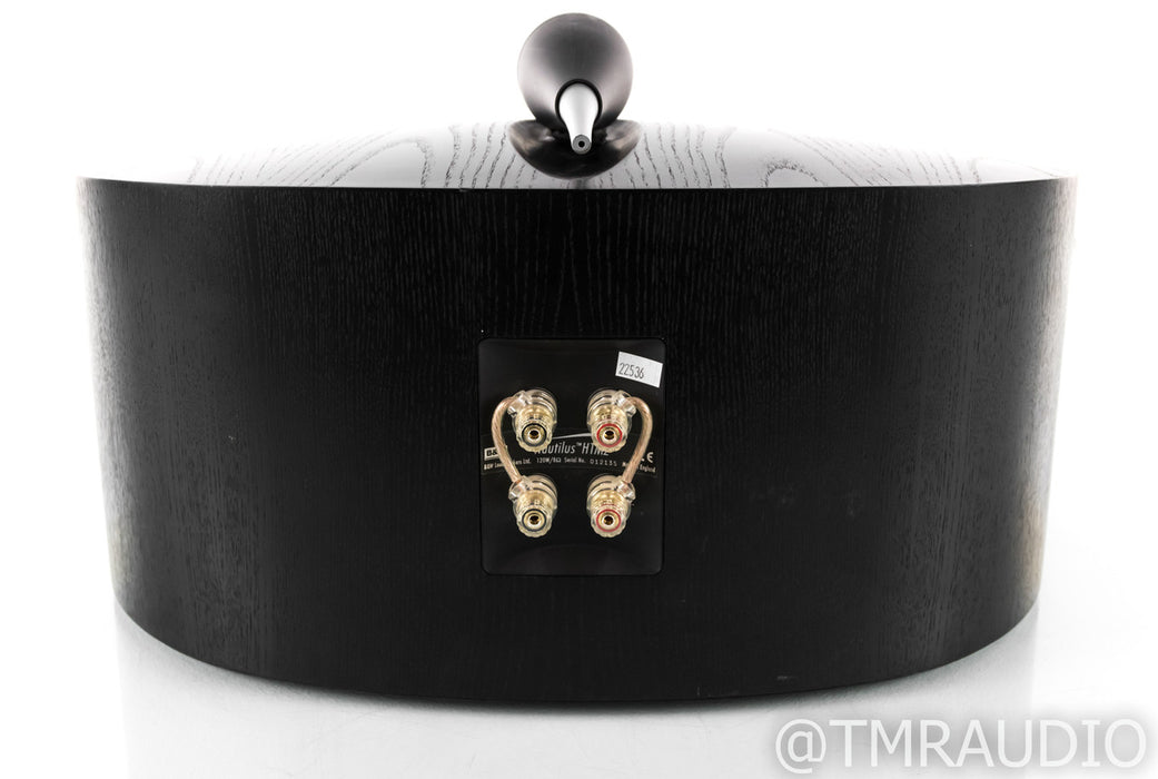B&W Nautilus HTM2 Center Channel Speaker; Black Ash; HTM-2