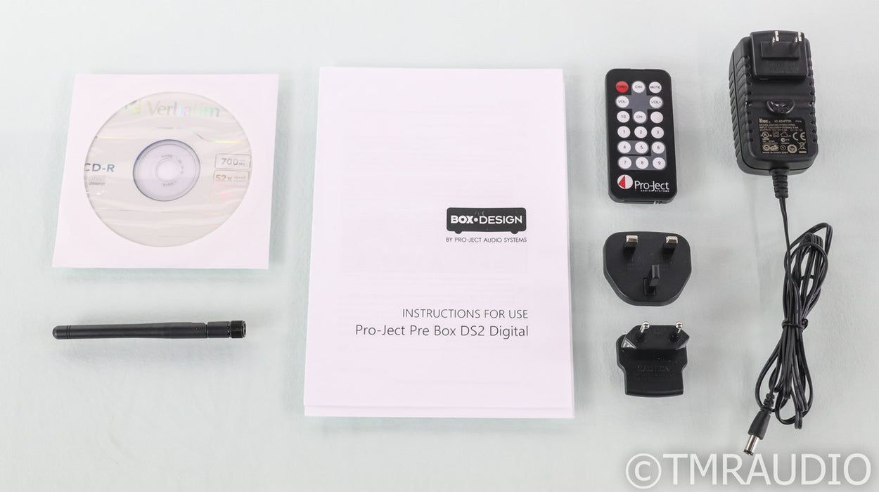 Pro-Ject Pre Box DS2 Digital DAC / Preamplifier; Bluetooth; USB; Phono; Silver