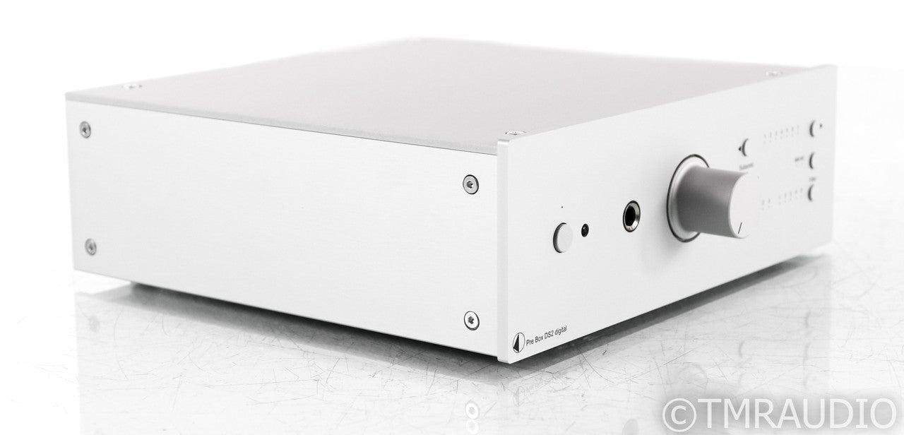 Pro-Ject Pre Box DS2 Digital DAC / Preamplifier; Bluetooth; USB; Phono; Silver
