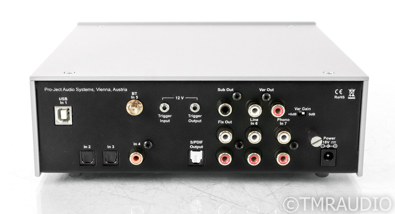 Pro-Ject Pre Box DS2 Digital DAC / Preamplifier; Bluetooth; USB; Phono; Silver