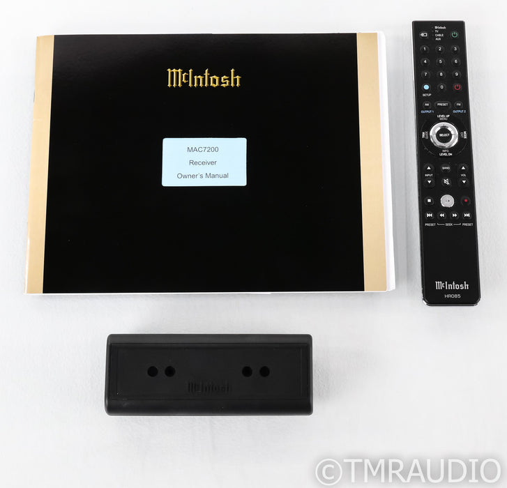 McIntosh MAC7200 Stereo Receiver; MAC-7200; Remote; MM / MC Phono; DAC