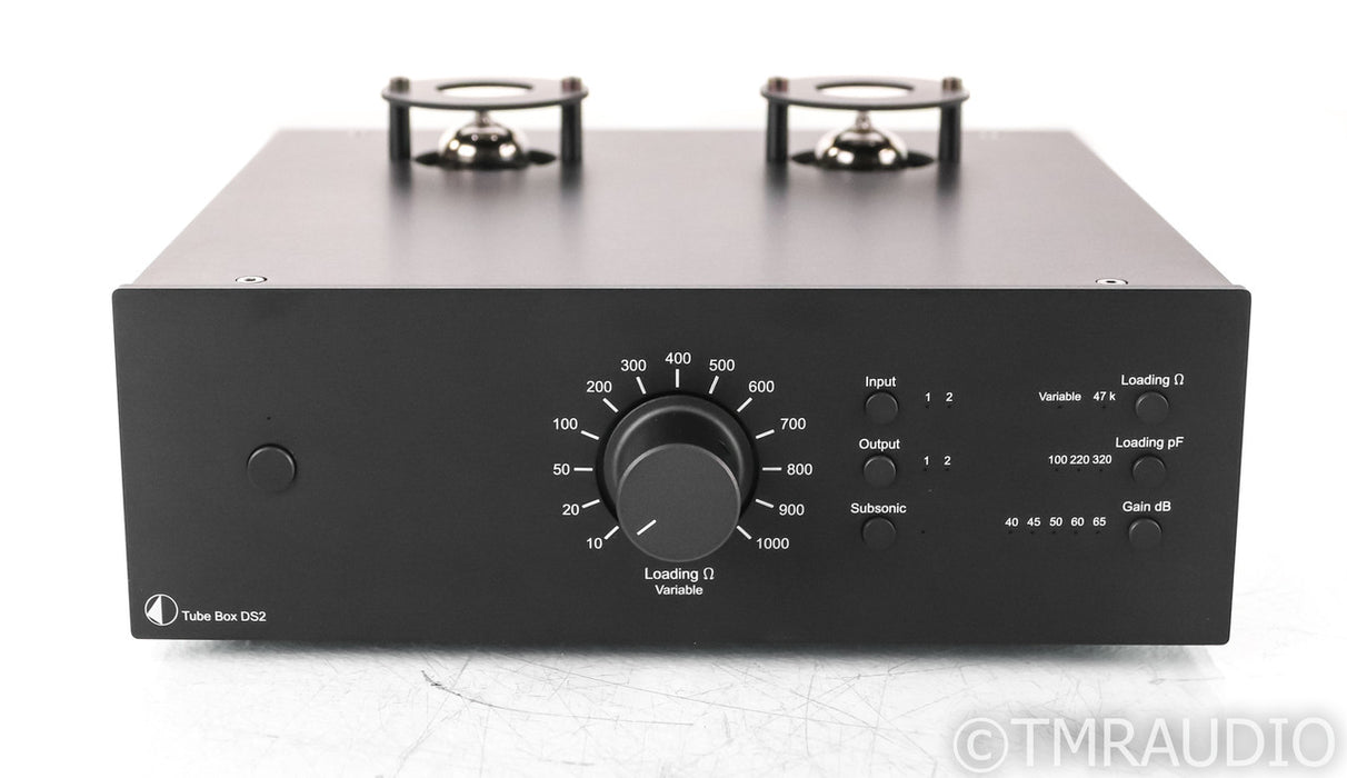 Pro-Ject Tube Box DS2 MM / MC Phono Preamplifier; DS-2; Black