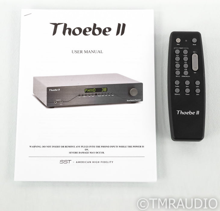 SST Thoebe II Stereo Preamplifier; Thoebe 2; MM Phono; DAC; Remote