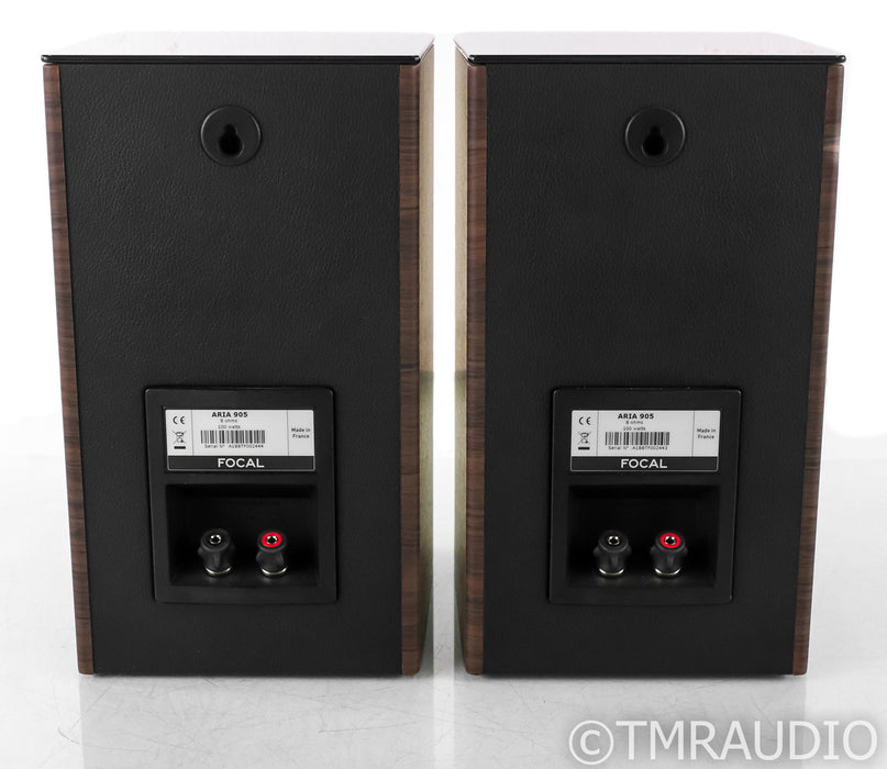 Focal Aria 905 Bookshelf Speakers; Walnut Pair