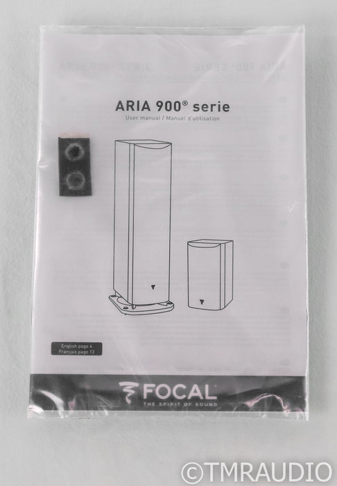 Focal Aria 905 Bookshelf Speakers; Walnut Pair