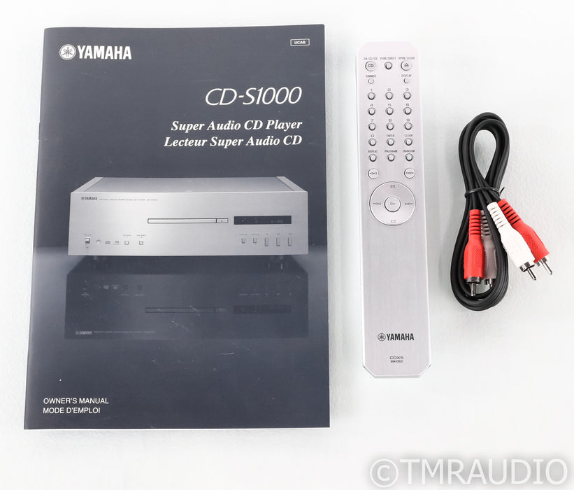 Yamaha CD-S1000 SACD Player; CDS1000; Black; Remote