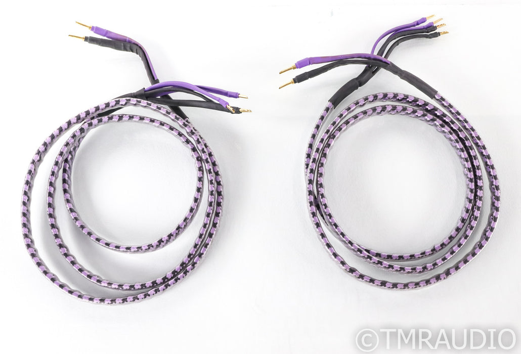 Analysis Plus Solo Crystal Oval Bi-Wire Speaker Cables; 8ft Pair