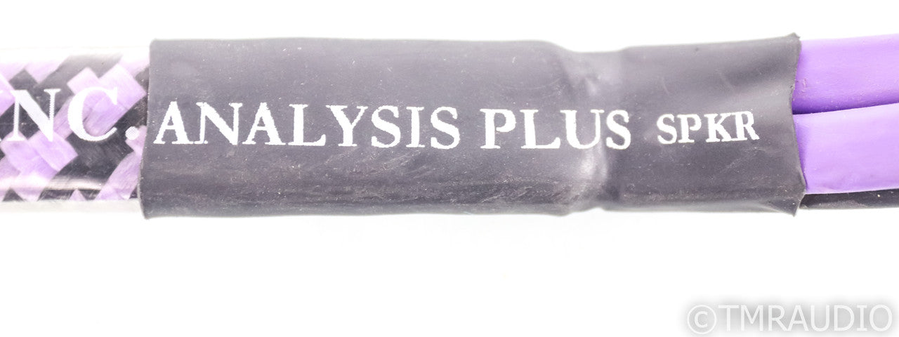 Analysis Plus Solo Crystal Oval Bi-Wire Speaker Cables; 8ft Pair