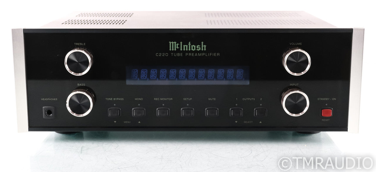 McIntosh C220 Stereo Tube Preamplifier; C-220; Remote;