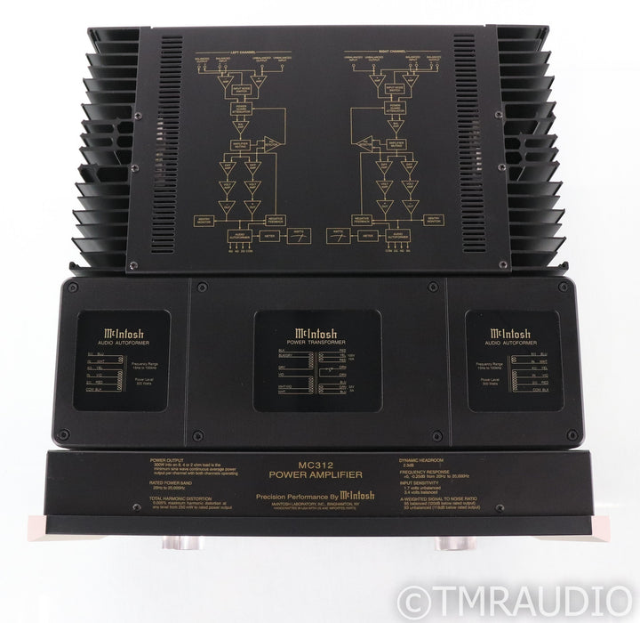 McIntosh MC312 Stereo Power Amplifier; MC-312 - Excellent