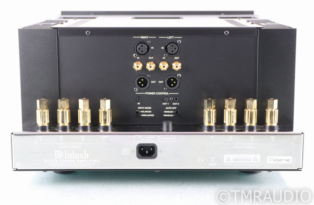 McIntosh MC312 Stereo Power Amplifier; MC-312 - Excellent