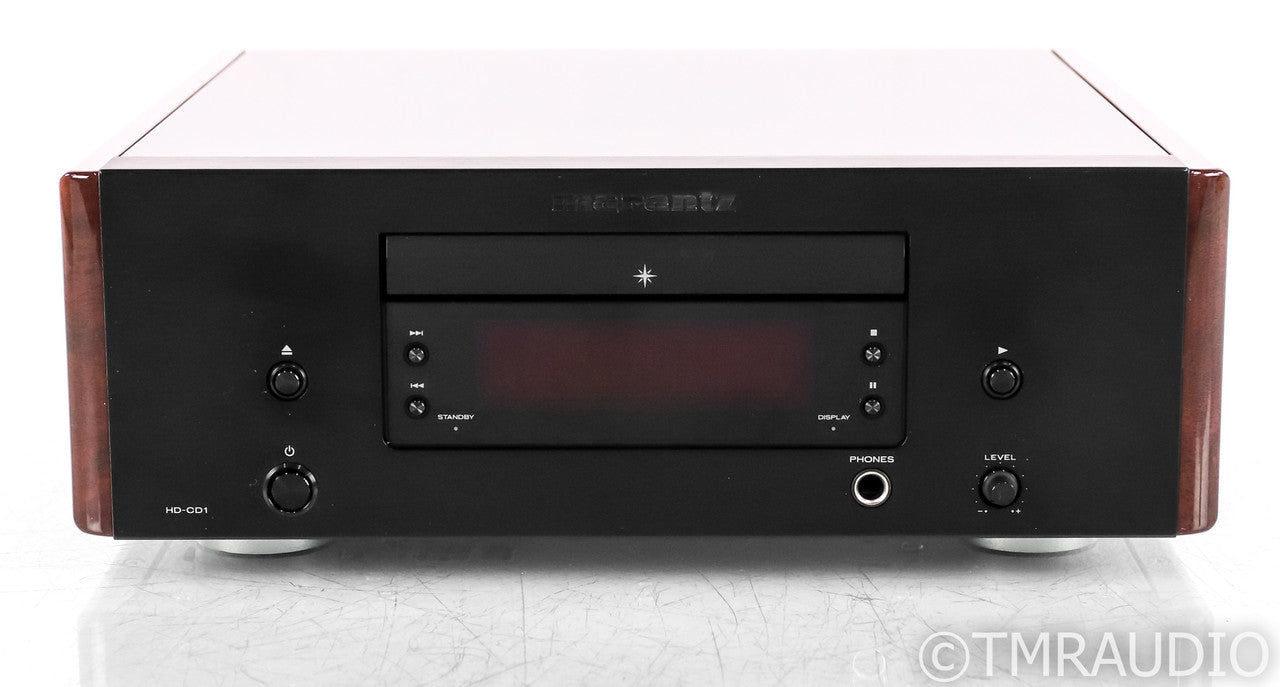 Marantz HD-CD1 CD Player; HDCD1; Remote; Black & Wood