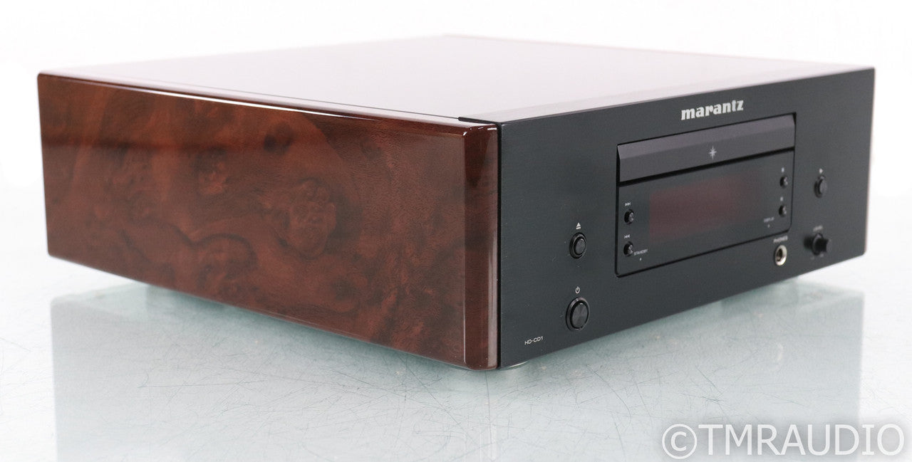 Marantz HD-CD1 CD Player; HDCD1; Remote; Black & Wood