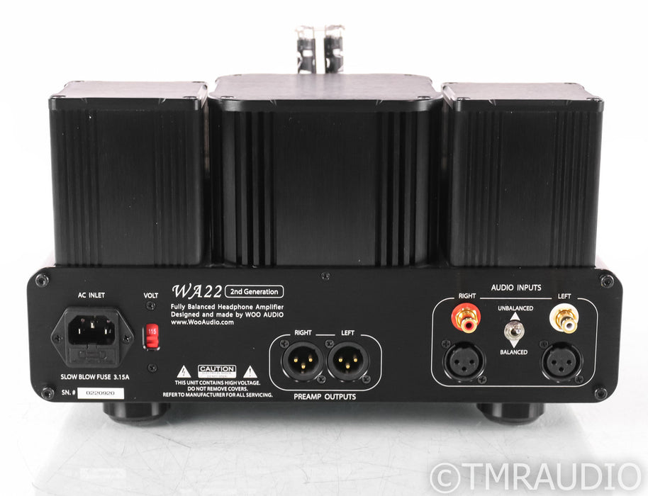 Woo Audio WA22 2nd Gen Tube Headphone Amplifier; WA-22