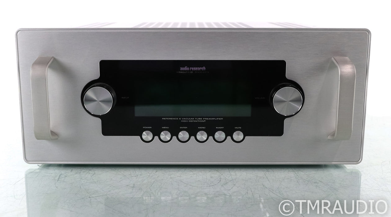 Audio Research Reference 6 Stereo Tube Preamplifier; Silver; Remote