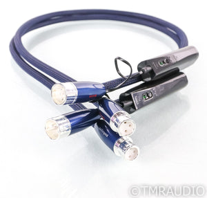 AudioQuest Water XLR Cables; 1m Pair Balanced Interconnects; 72v DBS (Open Box)