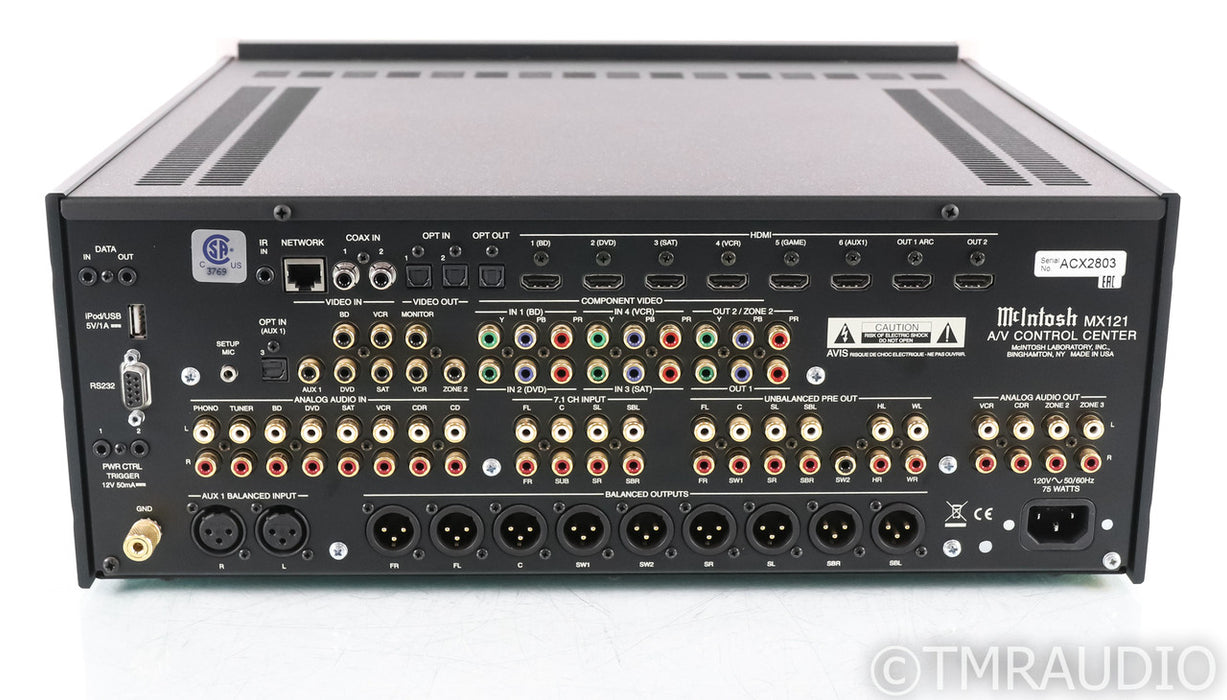 McIntosh MX121 7.2 Channel Home Theater Processor; MX-121; Remote