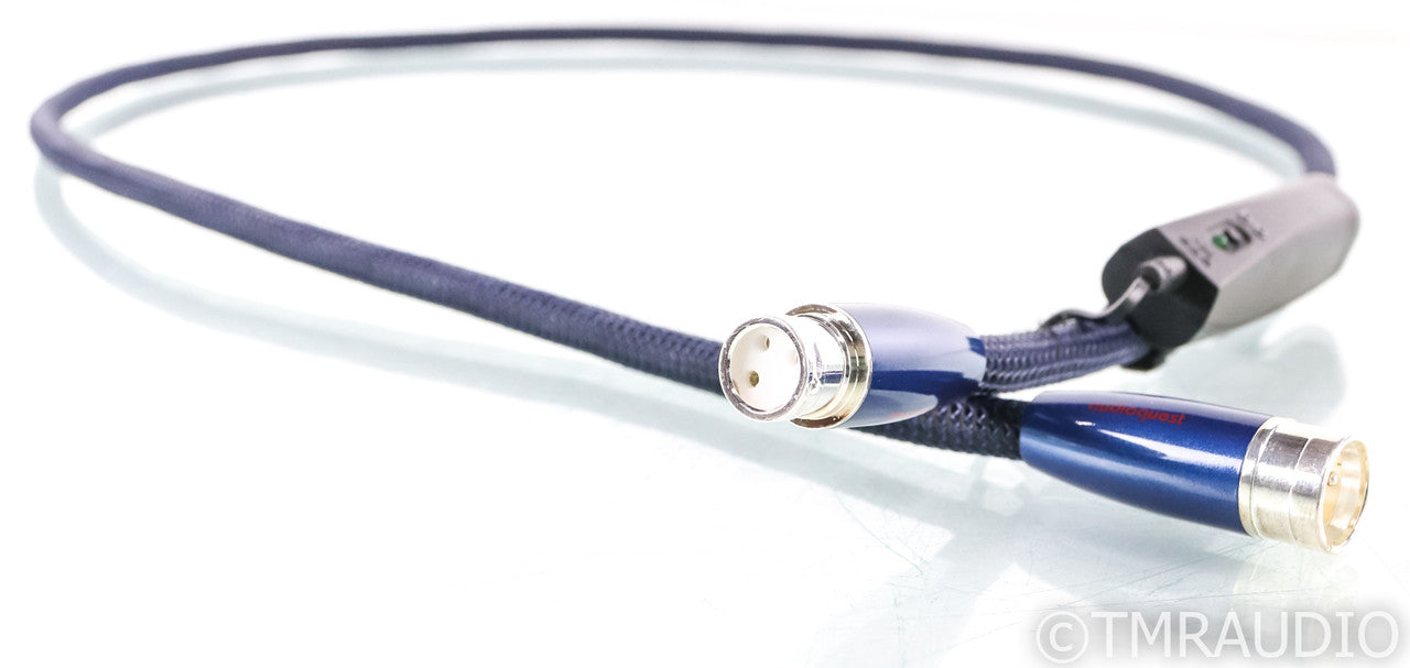 AudioQuest Water XLR Cable; Single 1.5m Balanced Interconnect; 72v DBS