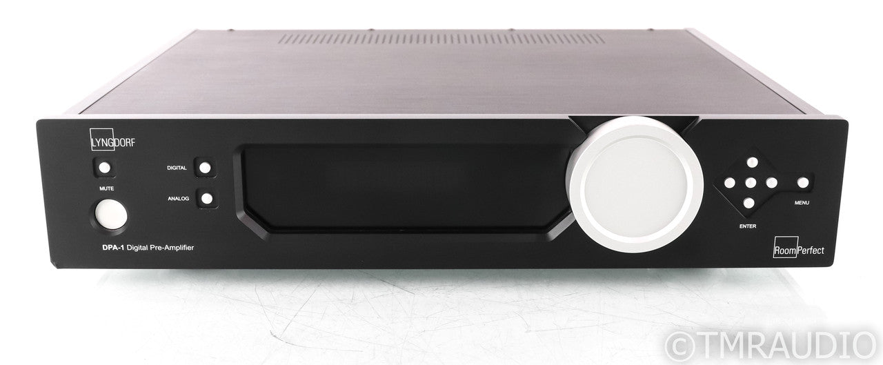 Lyngdorf DPA-1 Stereo Preamplifier / DAC; DPA1; Remote; Black; RoomPerfect; DPA1; Remote; Black; RoomPerfect