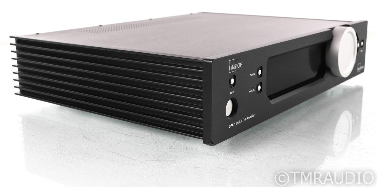 Lyngdorf DPA-1 Stereo Preamplifier / DAC; DPA1; Remote; Black; RoomPerfect; DPA1; Remote; Black; RoomPerfect