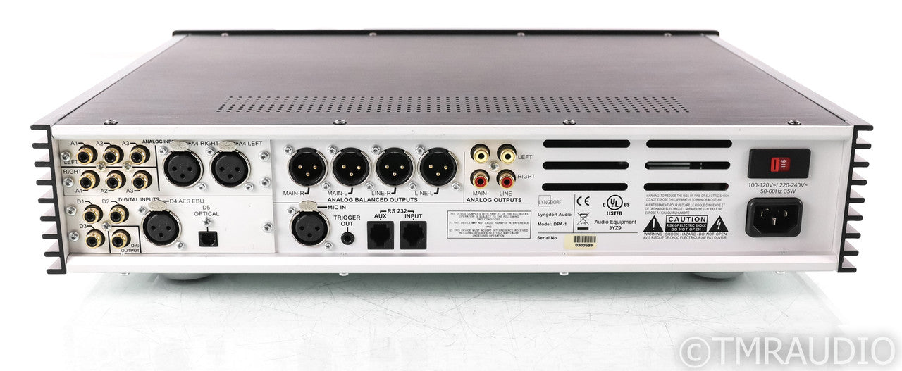 Lyngdorf DPA-1 Stereo Preamplifier / DAC; DPA1; Remote; Black; RoomPerfect; DPA1; Remote; Black; RoomPerfect