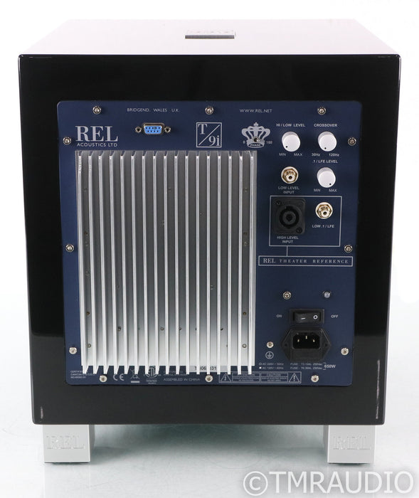 REL T/9i 10" Powered Subwoofer; T9-i; Gloss Black