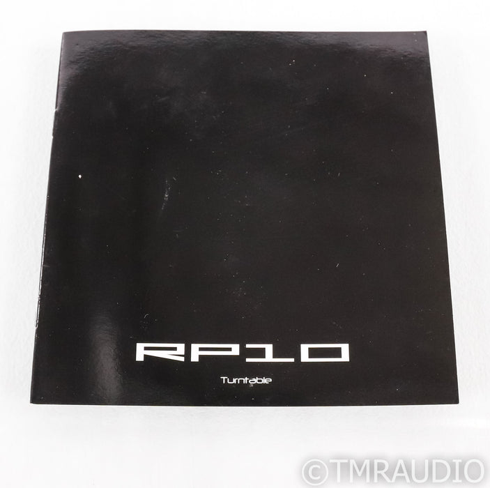 Rega RP10 Turntable; RP-10; Apheta 2 MC Cartridge