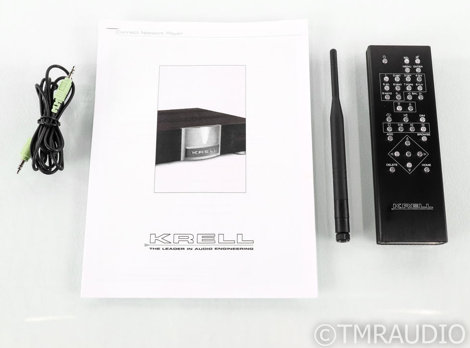Krell Connect Wireless Network Streamer; Black & Silver; Remote