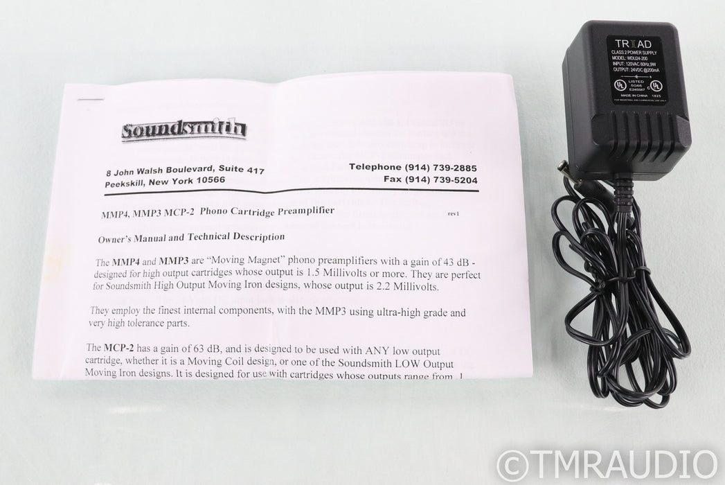 Soundsmith MCP2 MK II MC Phono Preamplifier; MCP-2; Moving Coil