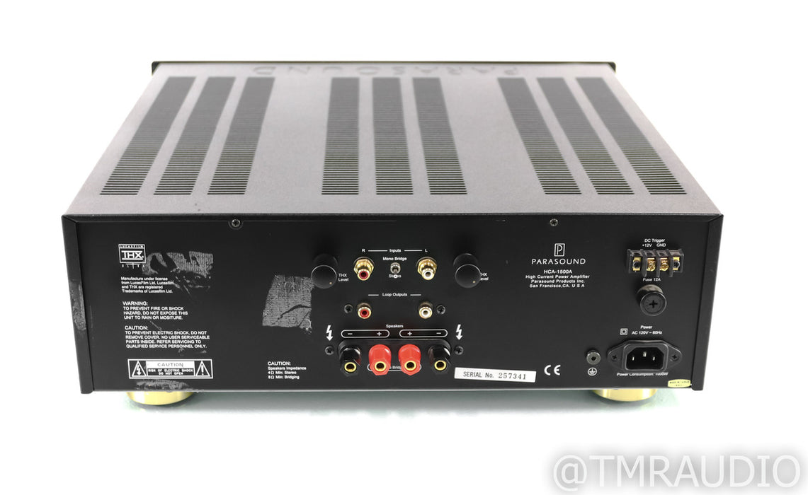 Parasound HCA-1500A Stereo Power Amplifier; HCA1500A