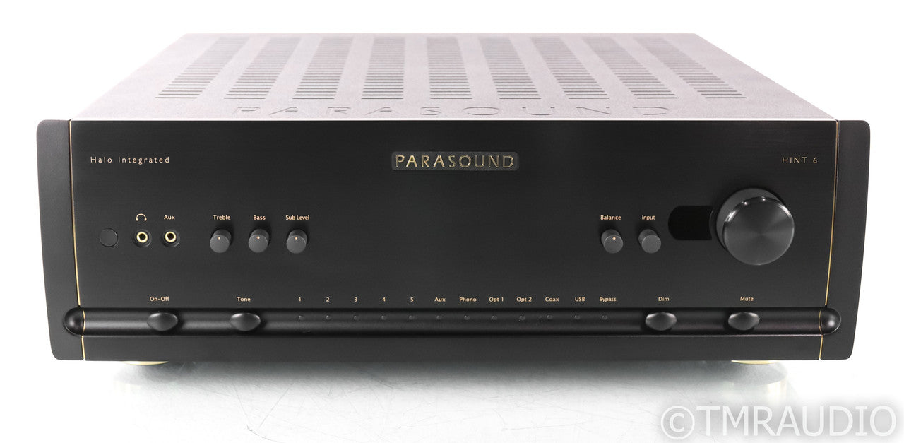 Parasound Halo HINT 6 Stereo Integrated Amplifier; Black; Remote