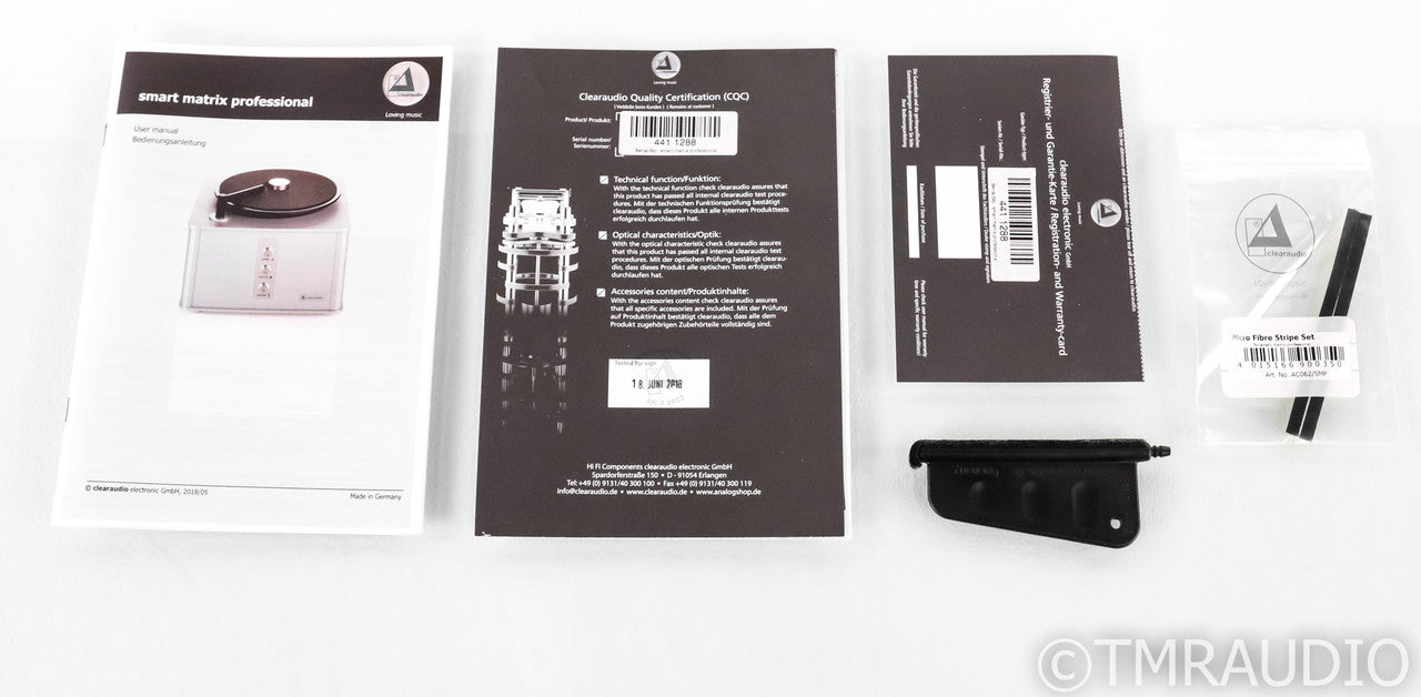 Clearaudio Smart Matrix Professional Record Cleaning Machine; Silver