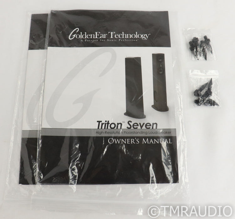 GoldenEar Triton Seven Floorstanding Speakers; Black Pair