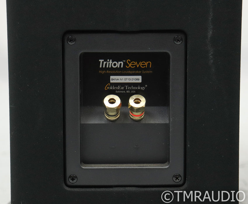 GoldenEar Triton Seven Floorstanding Speakers; Black Pair