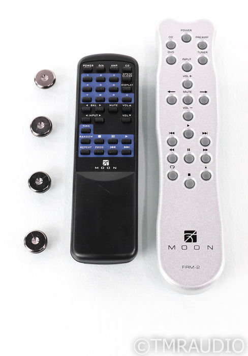Simaudio Moon Supernova CD Player; Remotes; Silver & Black